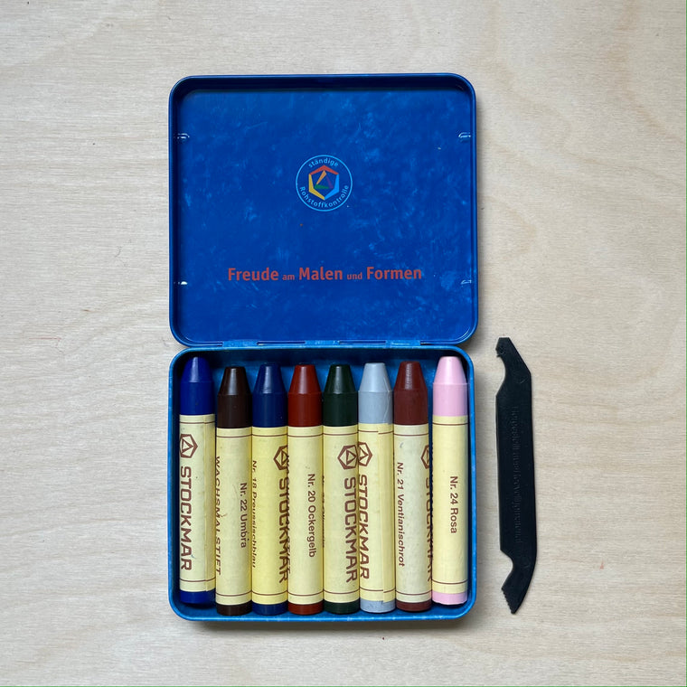 STOCKMAR |  Wax Crayons | 8 Sticks in Tin | Supplementary Mix 1