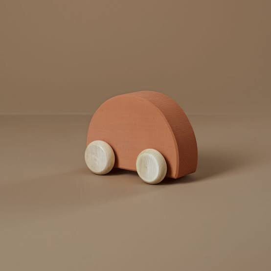 RADUGA GRËZ  | Wooden Toy Car | Apricot
