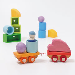 GRIMM'S I  Wooden Train Building Set