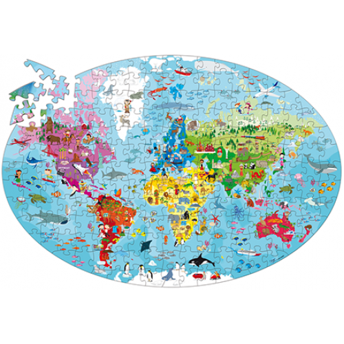 SASSI JUNIOR | Travel, Learn + Explore | The Earth Puzzle + Book