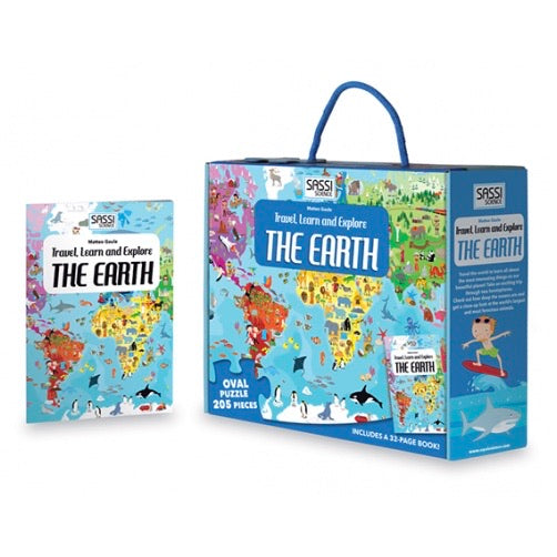 SASSI JUNIOR | Travel, Learn + Explore | The Earth Puzzle + Book