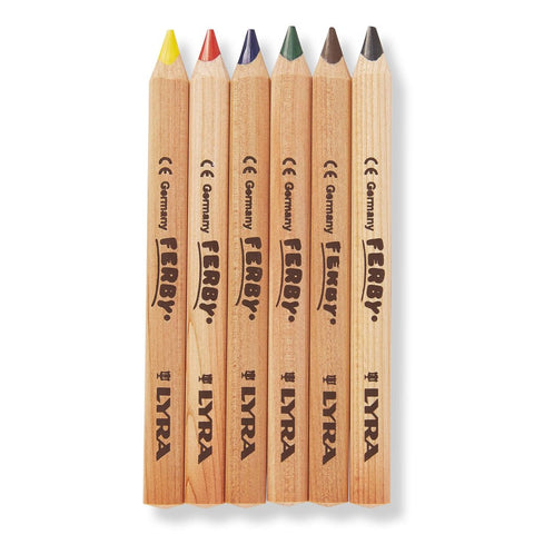 LYRA | Short Colour Ferby Pencils |  6 colours