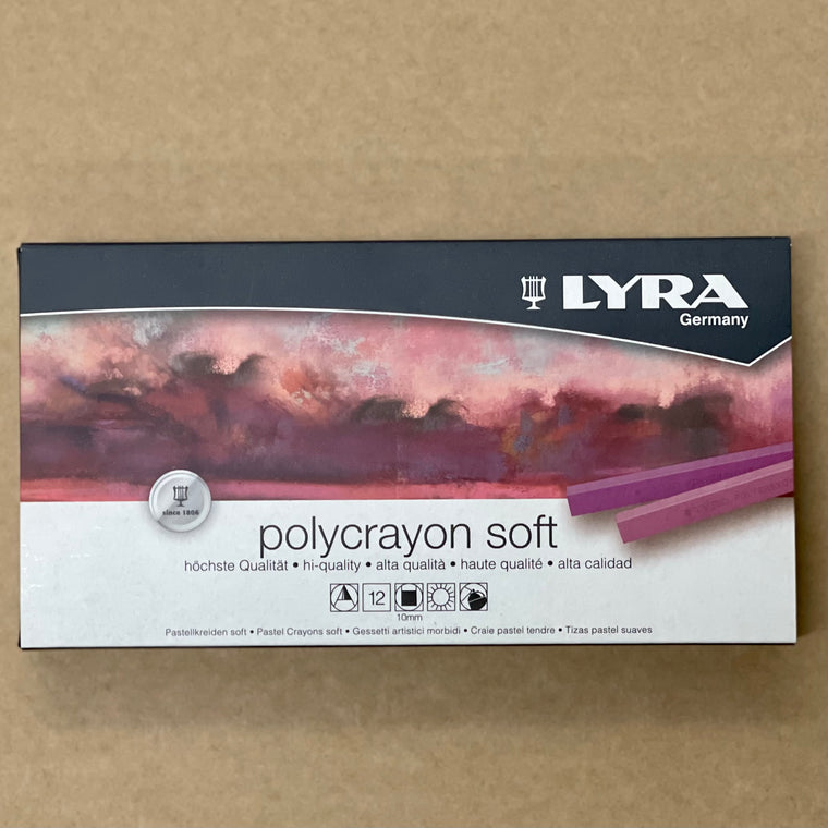 LYRA | Polycrayons Soft Pastels | Assorted Box of 12