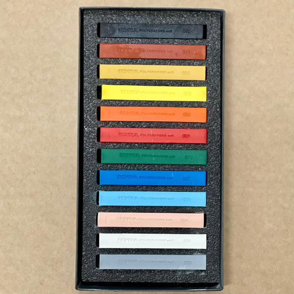 LYRA | Polycrayons Soft Pastels | Assorted Box of 12