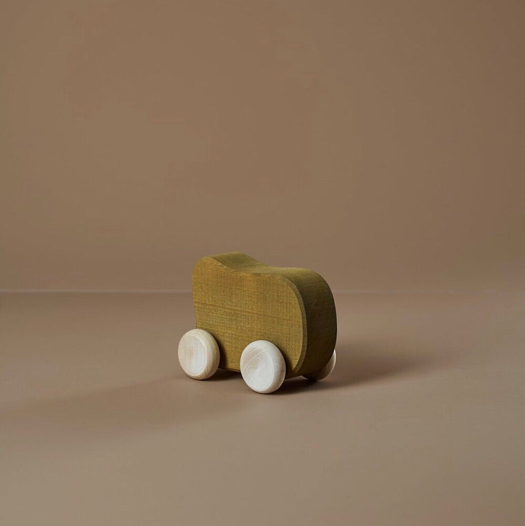 RADUGA GRËZ  | Wooden Toy Car | Olive