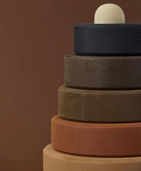 RADUGA GRËZ | Diversity Stacking Tower | Skin Tones Black to White