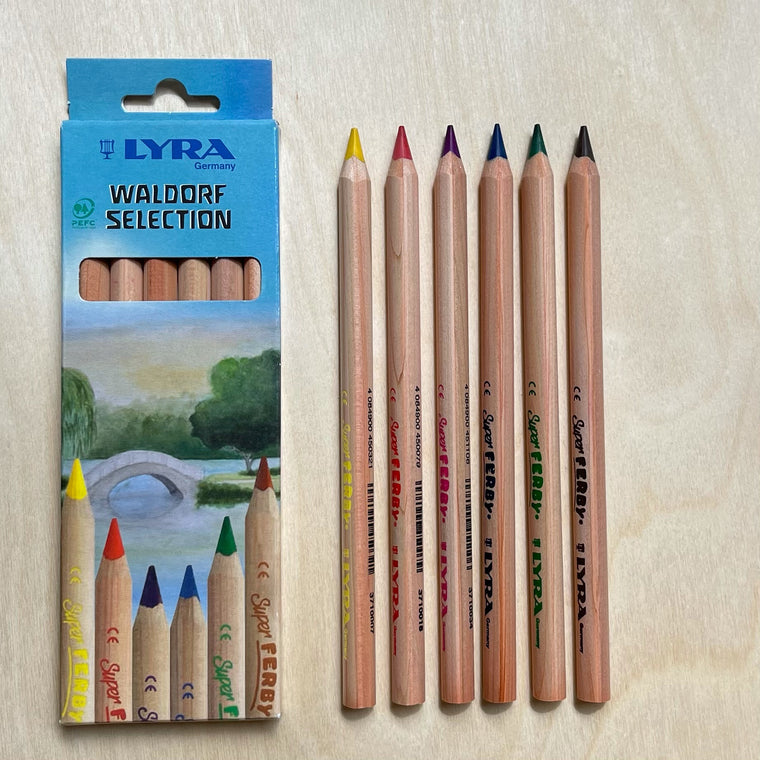 LYRA | Colour Super Ferby Pencils | Waldorf 6 colours
