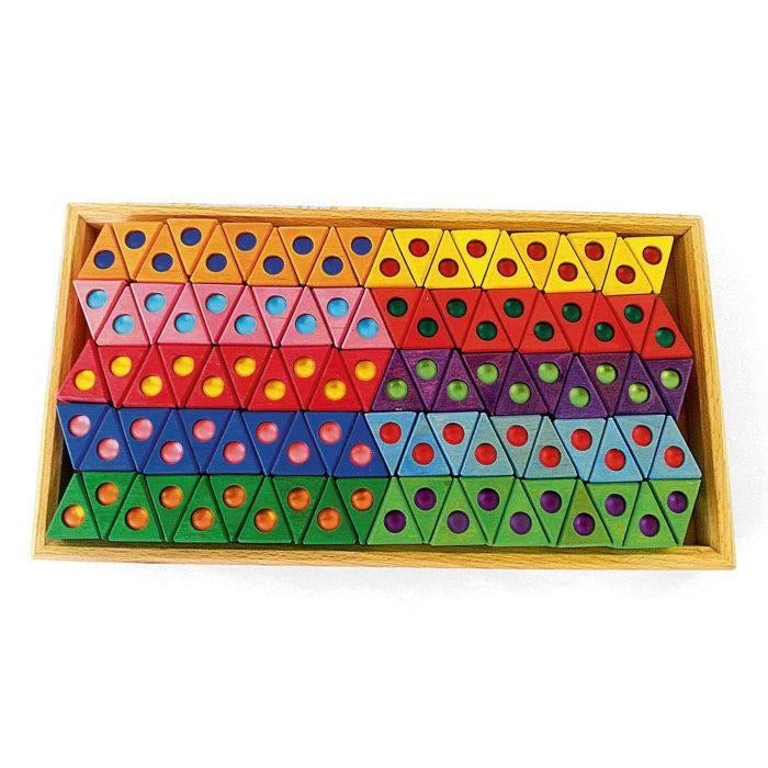 BAUSPIEL | Embellished Triangles | 100 Piece Set