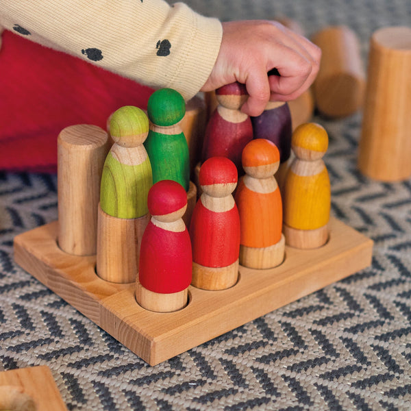GRIMM'S |  Small Rollers Sorting Game | Natural