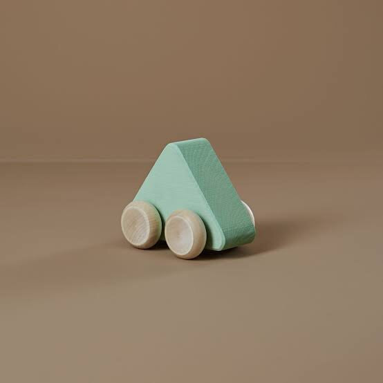 RADUGA GRËZ  | Wooden Toy Car | Sea Foam