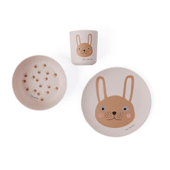 OYOY | Rabbit Bamboo Tableware Set