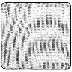 MODERN BURLAP 4 Layer Organic Cotton Muslin Quilt REVERSIBLE Swiss Cross / XO