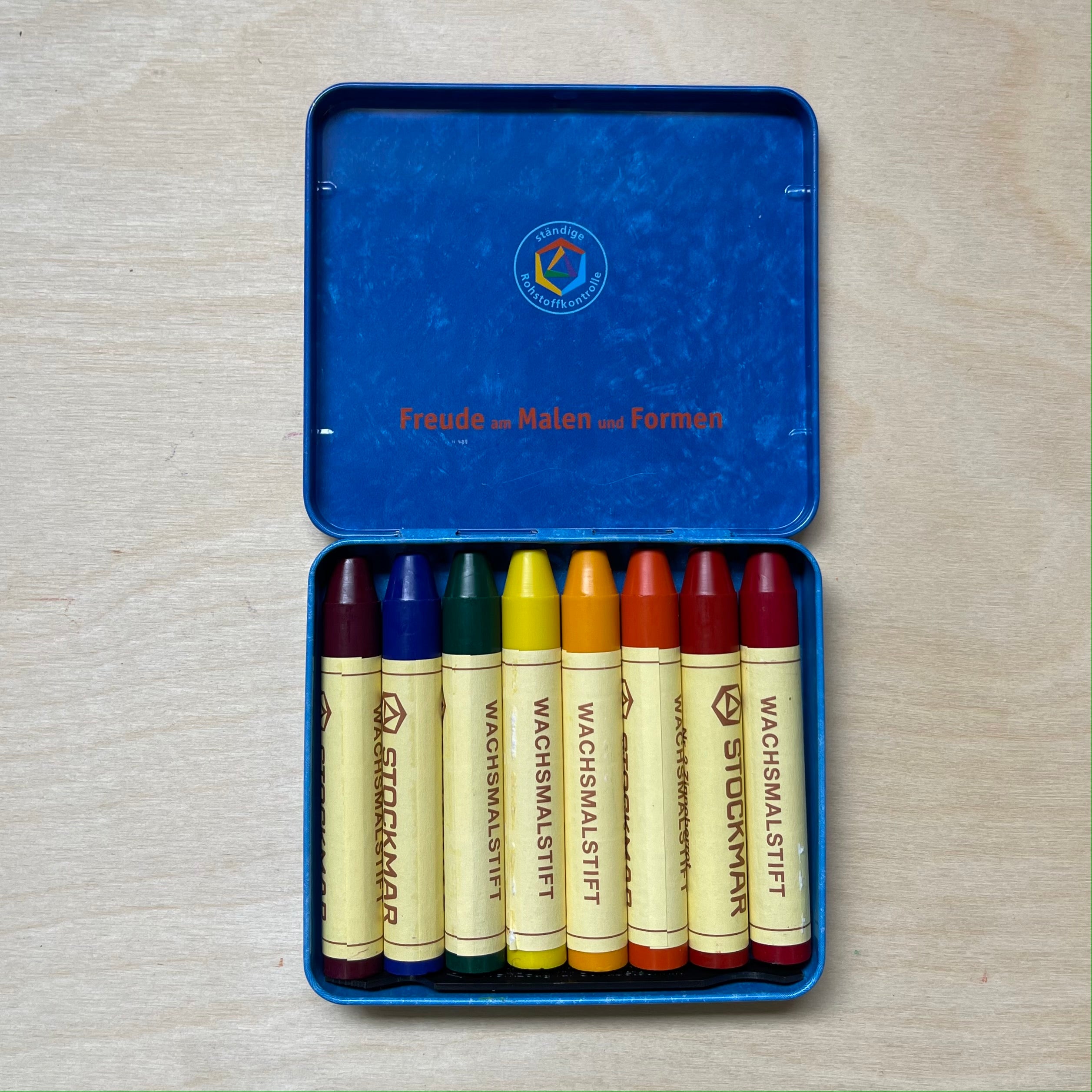 STOCKMAR |  Pure Beeswax  Crayons | 8 Sticks in Tin | Waldorf Mix