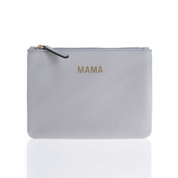 JEM + BEA MAMA clutch Grey white
