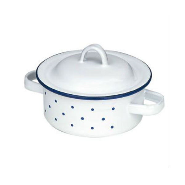 GLUCKSKAFER | Enamel Pot Low | Three Sizes