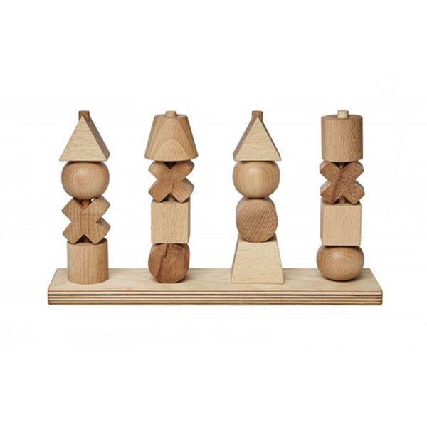 WOODEN STORY Stacking Toy Natural XL