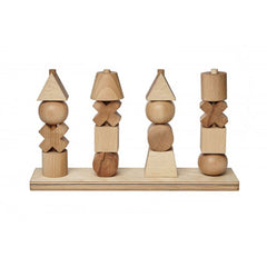 WOODEN STORY Stacking Toy Natural XL