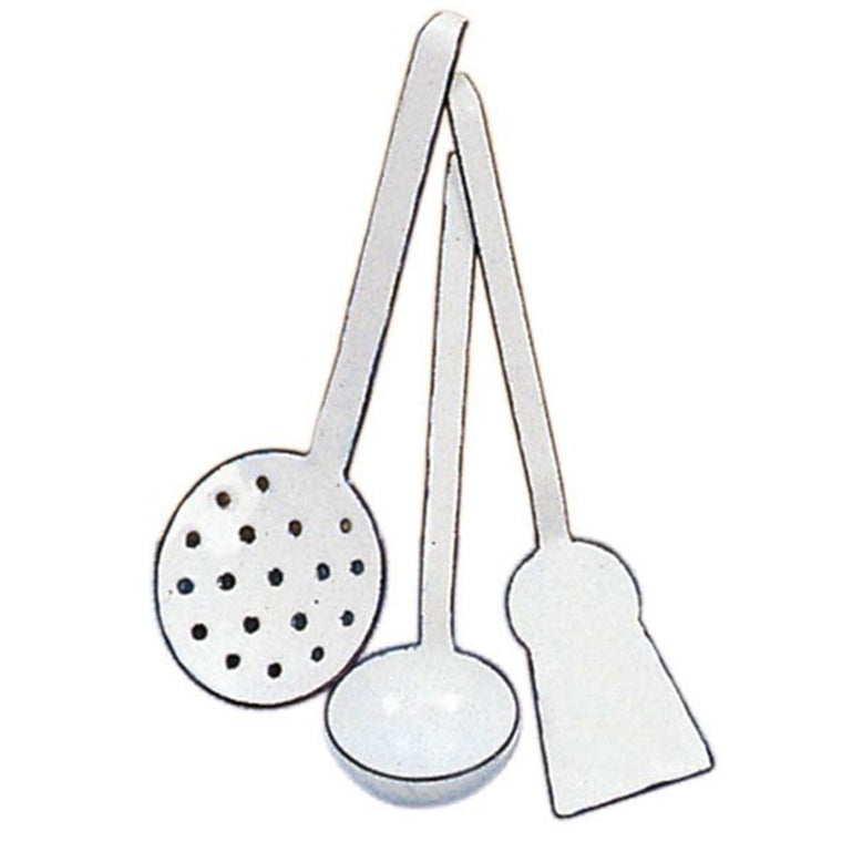 GLUCKSKAFER | Enamel Cooking Set | Three Utensils
